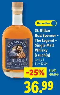 Lidl St. Kilian Bud Spencer The Legend Single Malt Whisky (rauchig) Angebot