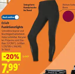 Lidl Crivit Funktionstights Angebot
