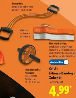 Lidl Crivit Fitness-Bänder/ Zubehör Angebot