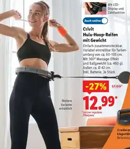 Lidl Crivit Hula-Hoop-Reifen mit Gewicht Angebot