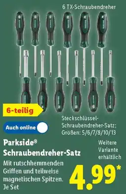 Lidl Parkside Schraubendreher-Satz Angebot