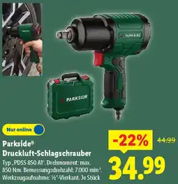 Lidl Parkside Druckluft-Schlagschrauber Angebot