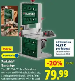 Lidl Parkside Bandsäge Angebot