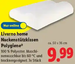 Lidl Livarno home Nackenstützkissen Polygiene Angebot