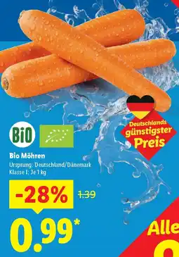 Lidl Bio Möhren Angebot