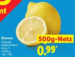 Lidl Zitronen Angebot