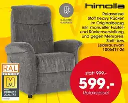 Möbel Martin Himolla Relaxsessel Angebot
