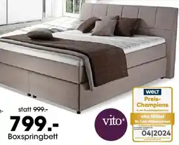 Möbel Martin Vito Boxspringbett Angebot