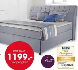 Möbel Martin Vito Boxspringbett Angebot