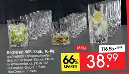 Zurbrüggen Nachtmann Becherset NOBLESSE, 18-tlg. Angebot