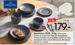 Zurbrüggen Villeroy & Boch Manufacture ROCK, 16-tlg. Angebot