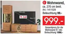 Zurbrüggen Cantus Wohnwand Angebot