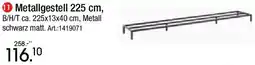 Zurbrüggen Metallgestell 225 cm Angebot