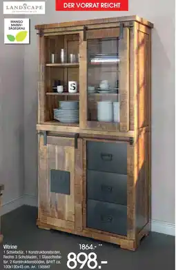 Zurbrüggen LANDSCAPE Vitrine Angebot