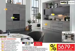 Zurbrüggen Küche NOLTE STONE / Art Line! Angebot