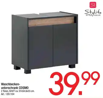 Zurbrüggen Stylife Waschbeckenunterschrank COSMO Angebot