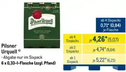 METRO Pilsner Urquell Angebot