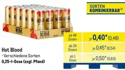 METRO Hot Blood Angebot