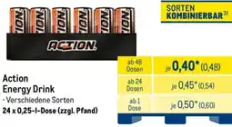 METRO Action Energy Drink Angebot