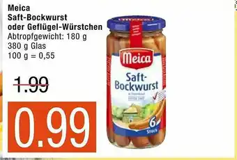 Marktkauf Meica Saft-bockwurst Oder Geflügel-würstchen Angebot