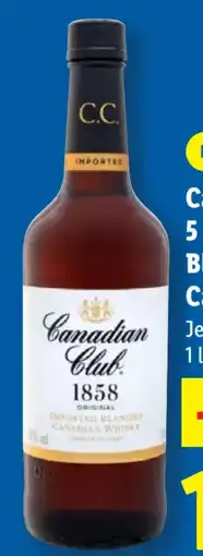 Lidl Canadian Club Imported Blended Whisky 5 Jahre Angebot