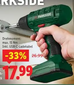 Lidl Parkside Akku-Schrauber 12 V PBSAE A1 Angebot