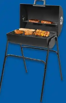 Lidl Grillmeister Holzkohle Fassgrill Kansas Angebot