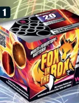 B1 Discount Baumarkt Weco Feuerwerk Fox in the Box Angebot