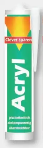 B1 Discount Baumarkt Clever Acryl-Dichtmasse Angebot