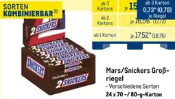 METRO Mars/Snickers Großriegel Angebot
