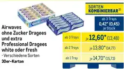 METRO Airwaves ohne Zucker Dragees und extra Professional Dragees white oder fresh Angebot