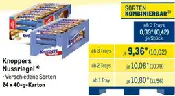 METRO Knoppers Nussriegel Angebot