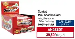 METRO Suntat Mini Snack Salami Angebot