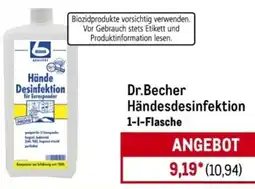 METRO Dr. Becher Händesdesinfektion Angebot