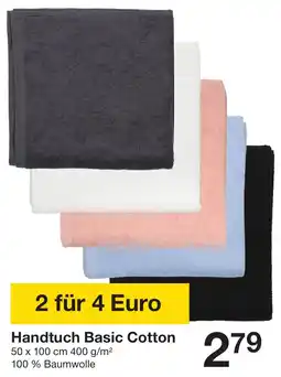 Zeeman Handtuch Basic Cotton Angebot