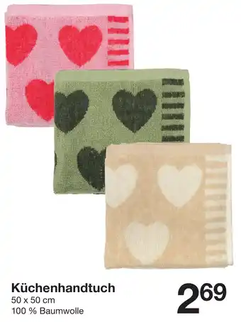 Zeeman Küchenhandtuch Angebot