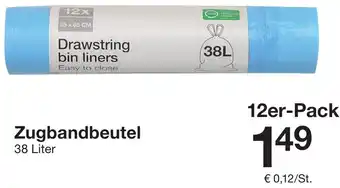 Zeeman Zugbandbeutel Angebot