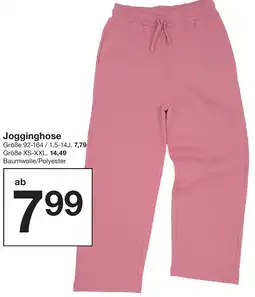 Zeeman Jogginghose Angebot