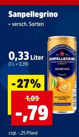 Thomas Philipps Sanpellegrino limonade Angebot