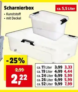 Thomas Philipps Scharnierbox ca. 5,5 liter Angebot