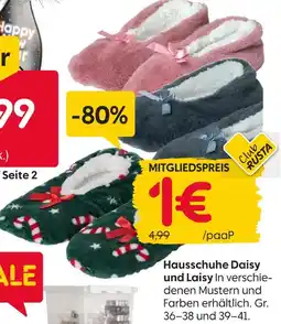 Rusta Hausschuhe daisy und laisy Angebot
