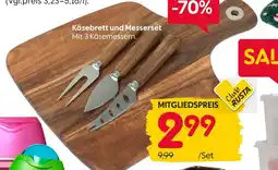Rusta Käsebrett und messerset Angebot