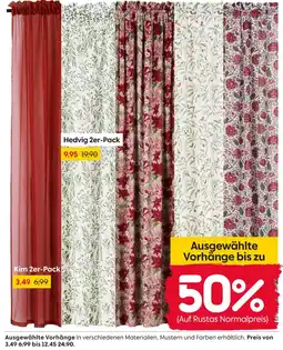 Rusta Ausgewählte vorhänge Angebot