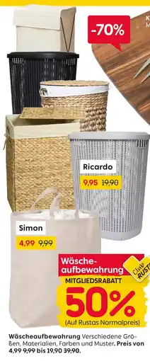 Rusta Wäscheaufbewahrung ricardo Angebot