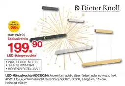 Möbelzentrum Pforzheim Dieter knoll led-hängeleuchte Angebot