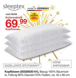 Möbelzentrum Pforzheim Sleeptex kopfkissen Angebot