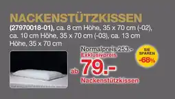 Möbelzentrum Pforzheim Nackenstützkissen ca. 8 cm höhe Angebot