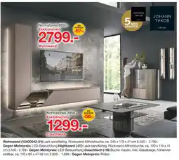 Möbelzentrum Pforzheim Johann jakob wohnwand Angebot