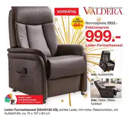 Möbelzentrum Pforzheim Valdera leder-fernsehsessel Angebot