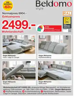 Möbelzentrum Pforzheim Beldomo wohnlandschaft Angebot